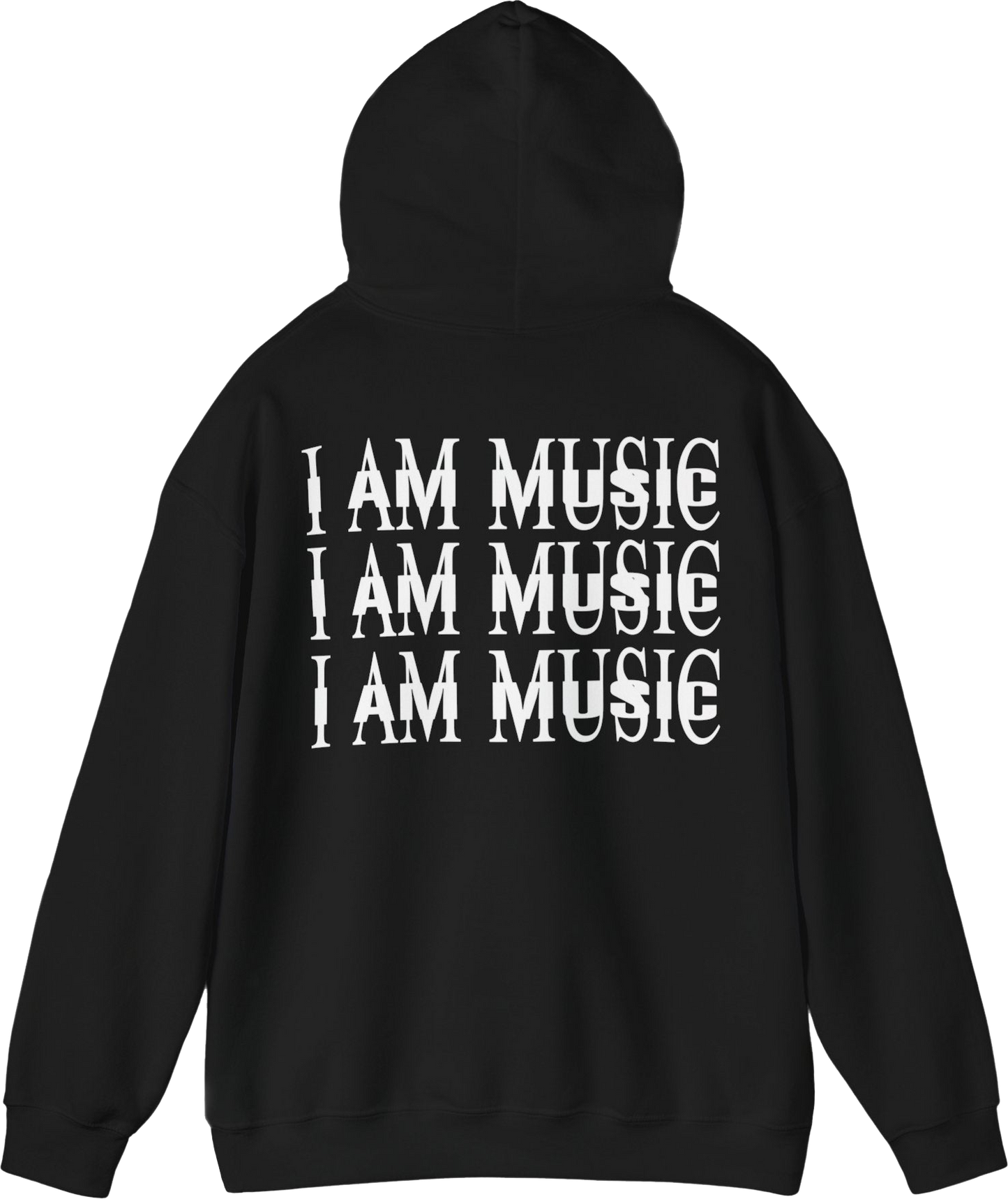 I AM MUSIC HOODIE BLACK