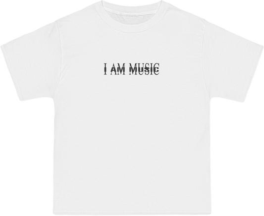 I AM MUSIC TEE WHITE