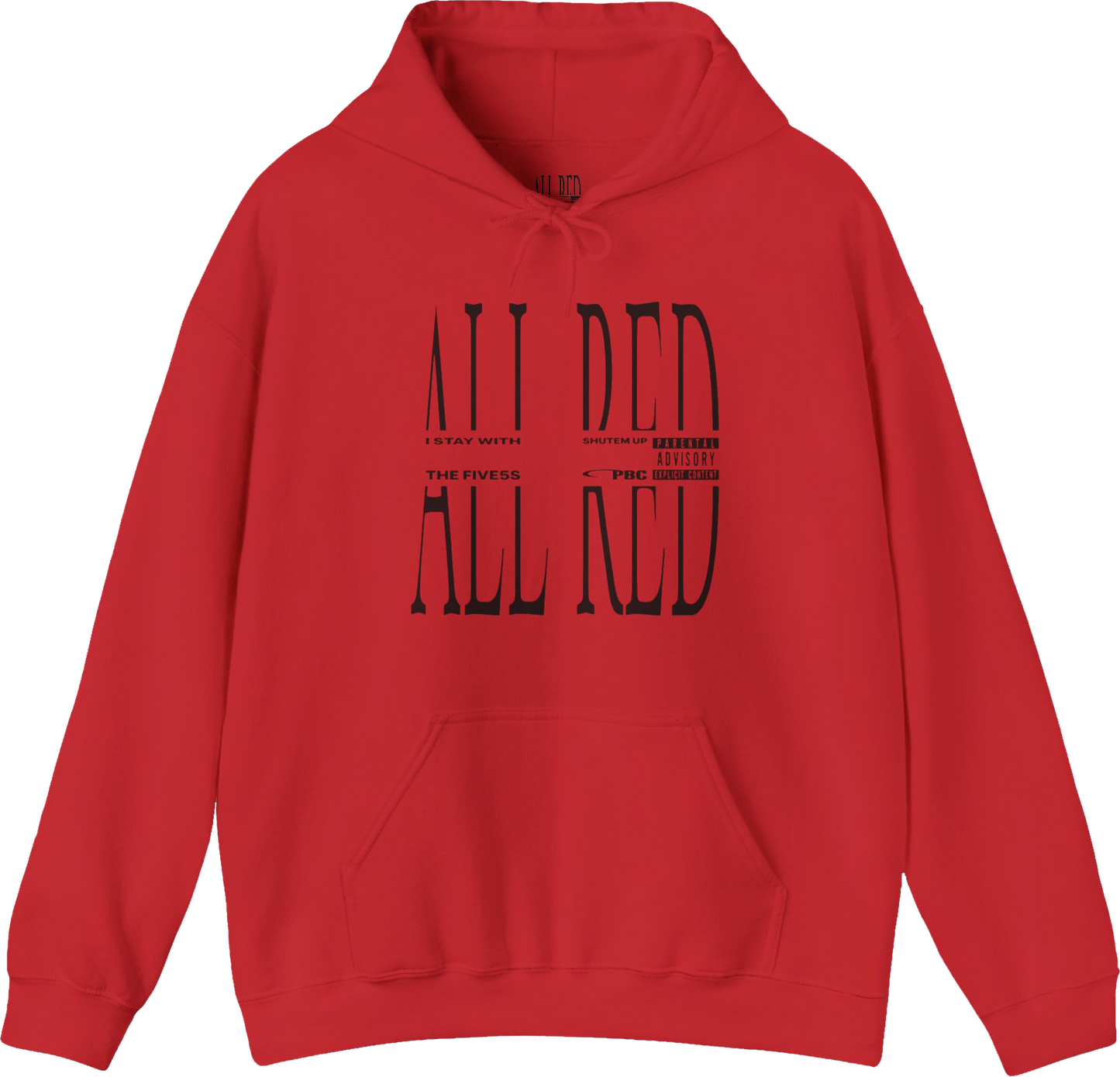 ALL RED HOODIE