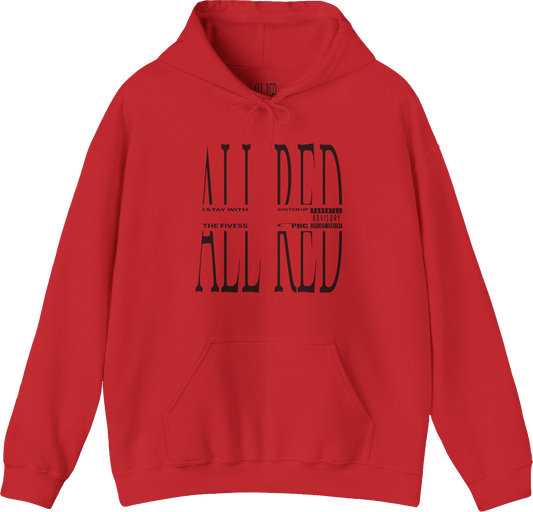 ALL RED HOODIE